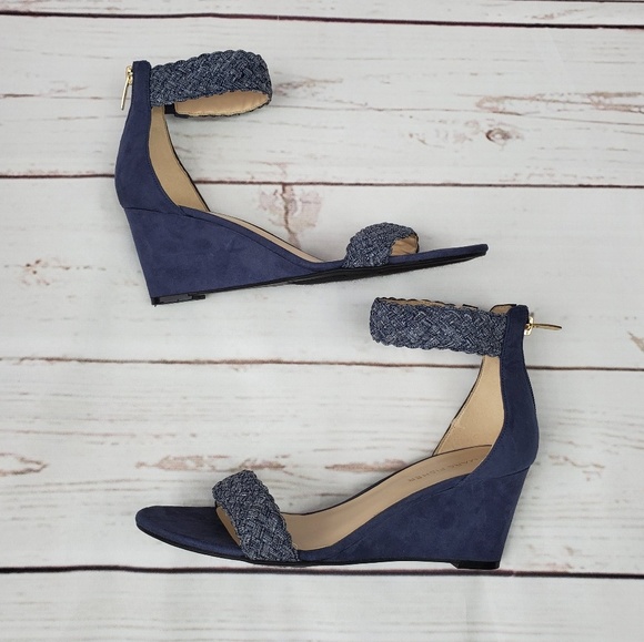 Marc Fisher Jensine braid ankle cuff wedge sandal - Picture 6 of 8